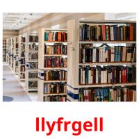 llyfrgell picture flashcards