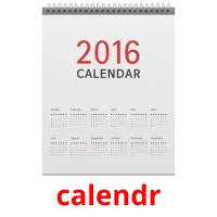 calendr picture flashcards