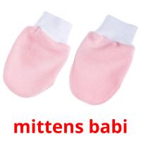 mittens babi picture flashcards