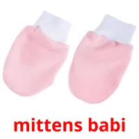 mittens babi flashcards illustrate