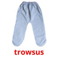 trowsus picture flashcards