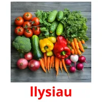 llysiau cartões com imagens