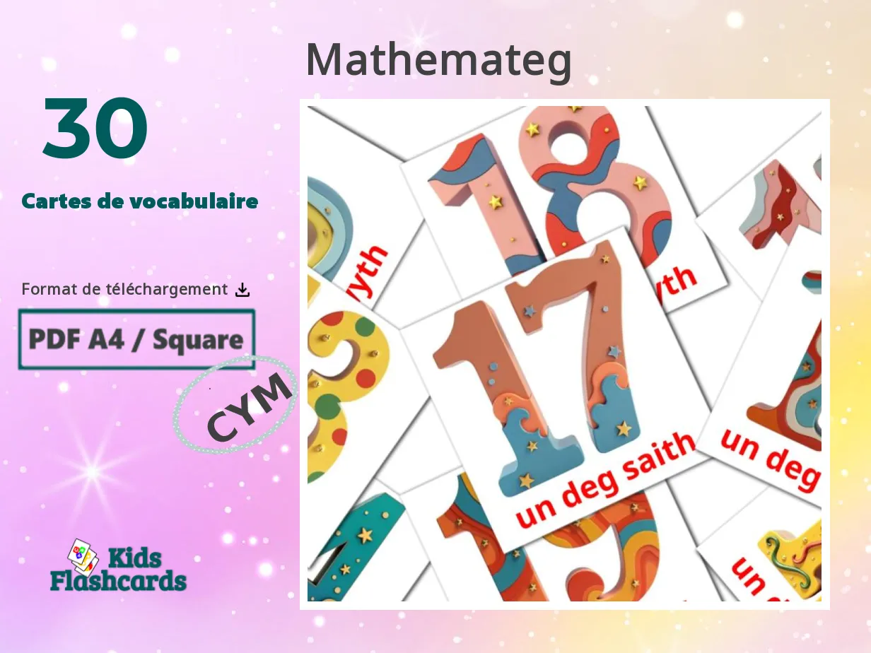 Vocabulaire Math 30 Cartes de vocabulaire Math GRATUITES à imprimer | PDF | Vocabulaire ...