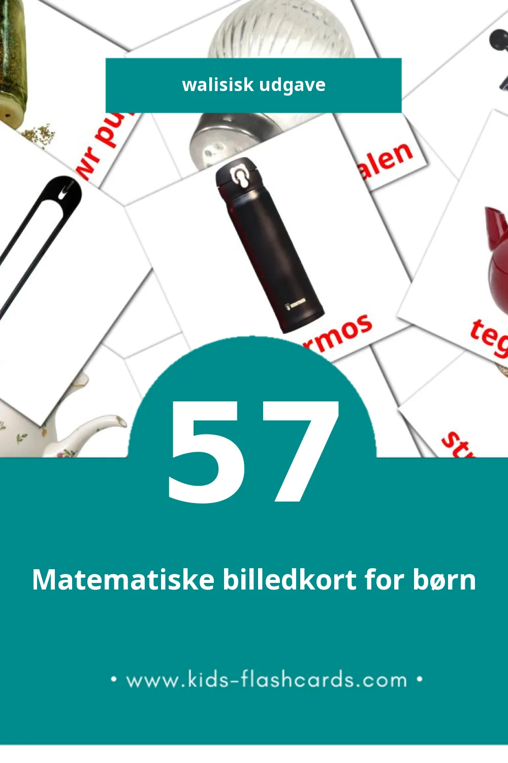 Visuelle billedkort for børn om Cigen til småbørn (57 kort på Walisisk)