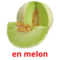 en melon Bildkarteikarten