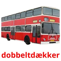 dobbeltdækker Bildkarteikarten