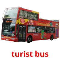 turist bus Bildkarteikarten