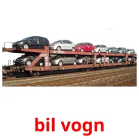 bil vogn Bildkarteikarten