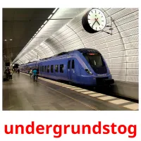 undergrundstog Bildkarteikarten