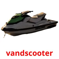 vandscooter Bildkarteikarten