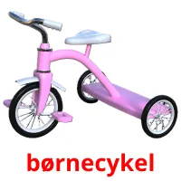 børnecykel Tarjetas didacticas