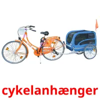 cykelanhænger Tarjetas didacticas