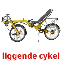 liggende cykel Tarjetas didacticas