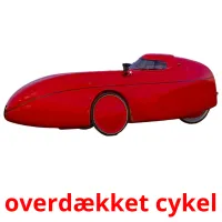 overdækket cykel Tarjetas didacticas