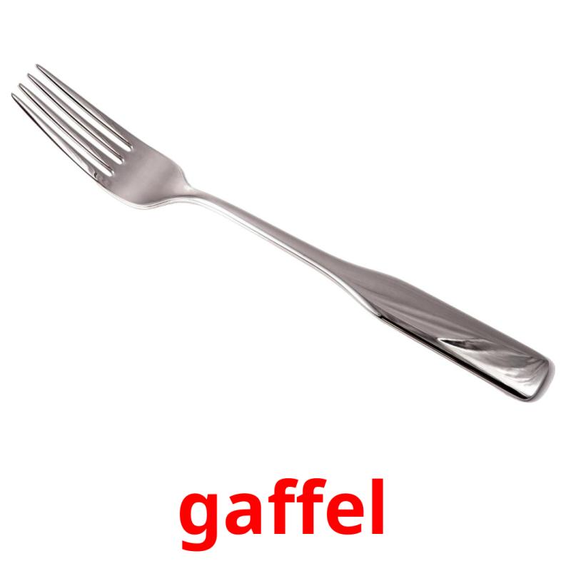 gaffel picture flashcards