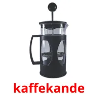 kaffekande cartões com imagens