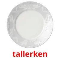 tallerken cartões com imagens