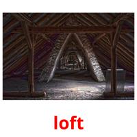 loft picture flashcards