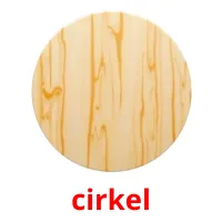 cirkel cartões com imagens