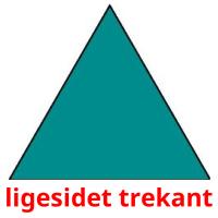 ligesidet trekant card for translate