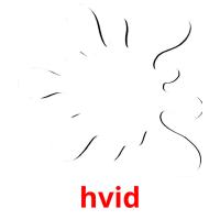 hvid picture flashcards