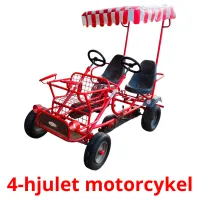 4-hjulet motorcykel Bildkarteikarten