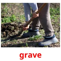 grave picture flashcards