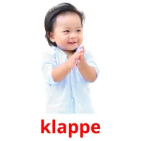 klappe picture flashcards