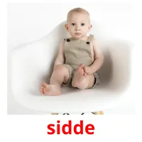 sidde picture flashcards