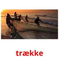 trække picture flashcards