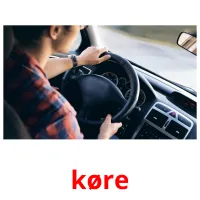 køre picture flashcards