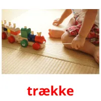 trække picture flashcards