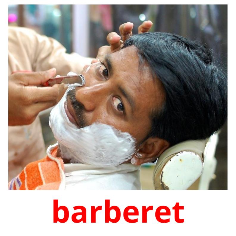 barberet picture flashcards