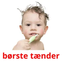 børste tænder picture flashcards