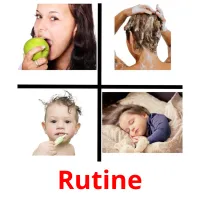 Rutine picture flashcards