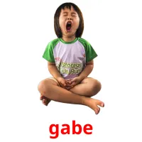 gabe picture flashcards