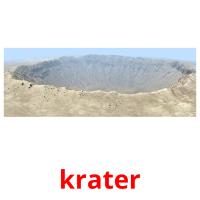 krater cartões com imagens