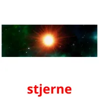 stjerne flashcards illustrate