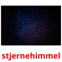 stjernehimmel flashcards illustrate