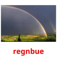 regnbue flashcards illustrate