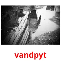 vandpyt flashcards illustrate