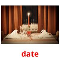 date picture flashcards