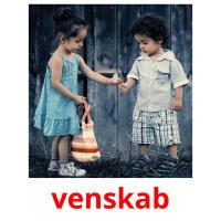 venskab picture flashcards
