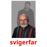 svigerfar flashcards illustrate