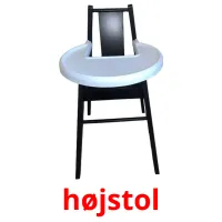 højstol picture flashcards