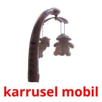 karrusel mobil picture flashcards