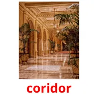 coridor picture flashcards