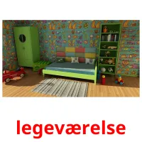 legeværelse picture flashcards