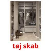 tøj skab picture flashcards