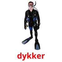 dykker picture flashcards